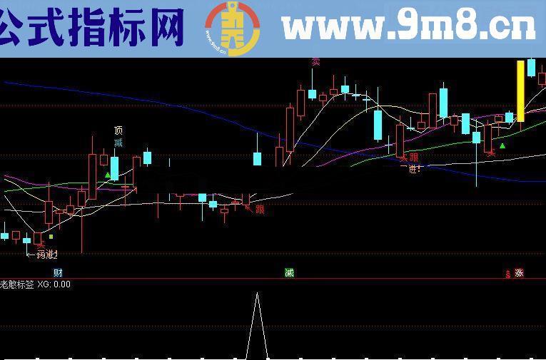 通达信破译老憨标签神话 副图/选股 源码