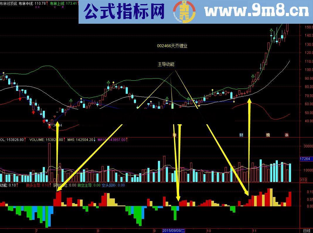 通达信博尔量化交易系统之主导动能指标