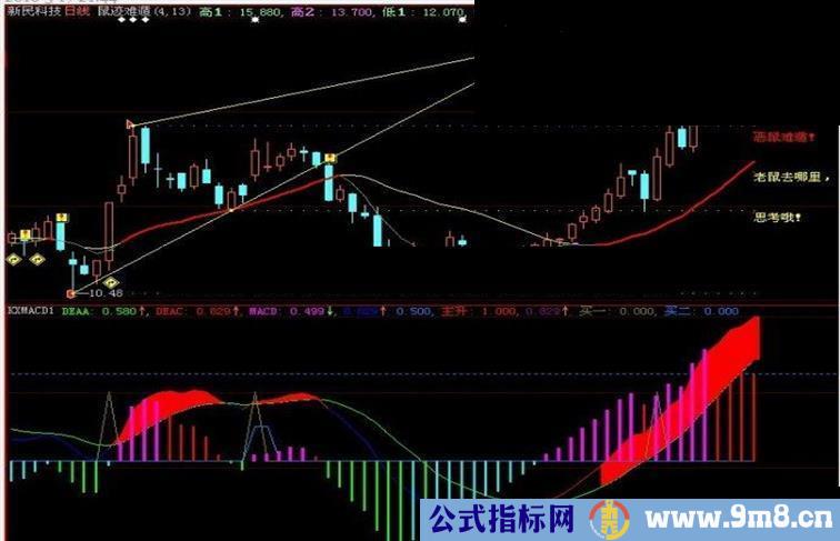 通达信老鼠出洞主图公式