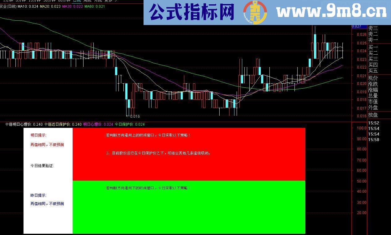 通达信精编超准唯一文字解盘主图指标贴图