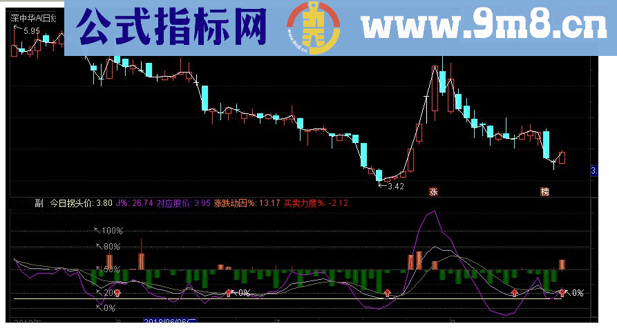 通达信价量时空 买卖力柱副图指标 源码 