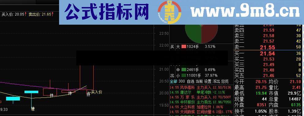 通达信一目了然：为你的K线图标注上【买入价】源码贴图