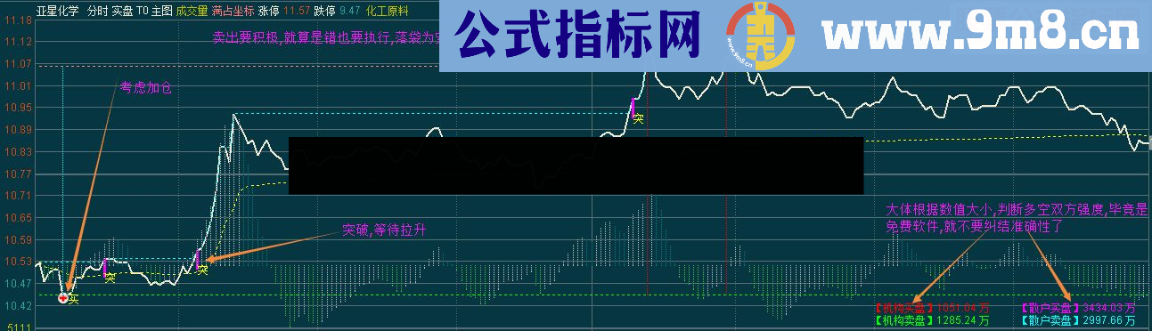 通达信实盘 T+0 主图（指标 分时主图 贴图）补充说明