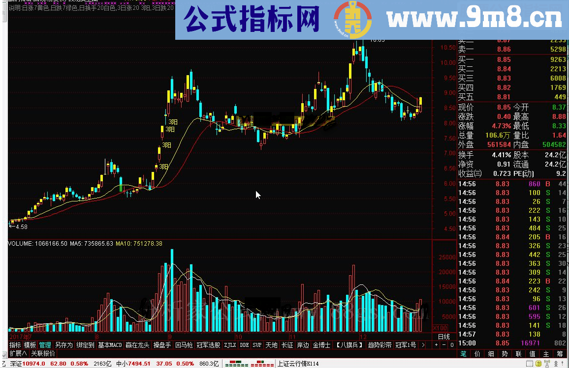 通达信假龙虎主图源码