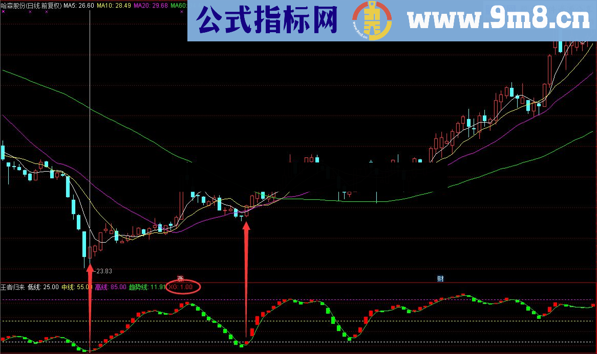 指标中的王者是谁？王者归来（指标 副图/选股 通达信 源码 贴图）没有未来函