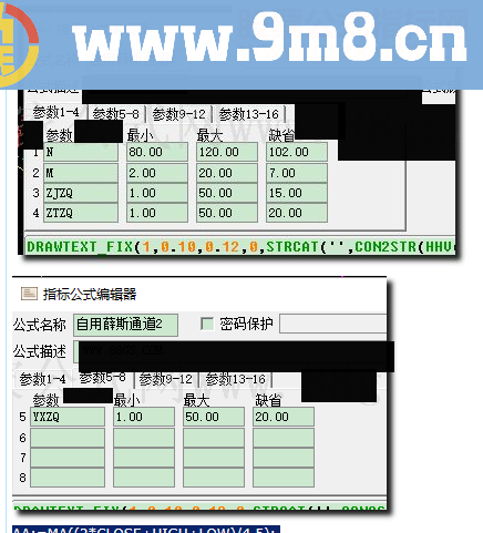 通达信自用薛斯通道2源码副图