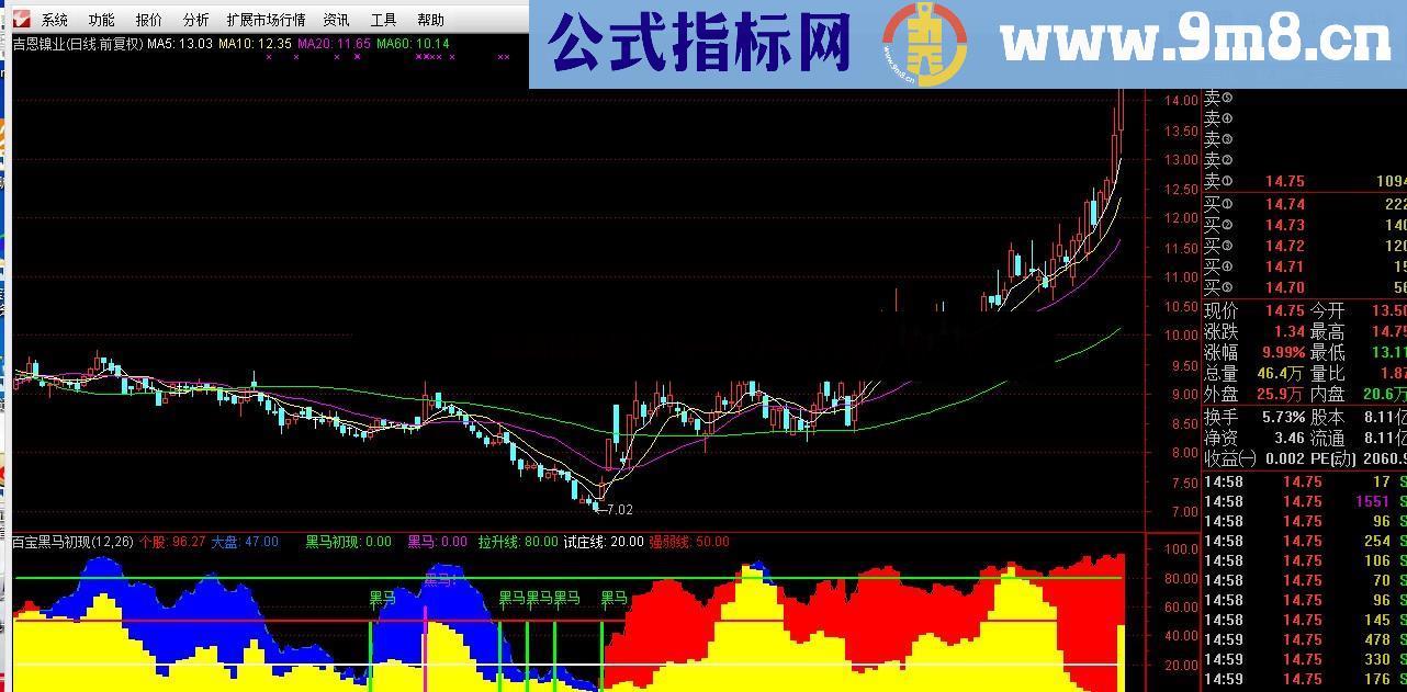 百宝黑马初现扑捉黑马的利器