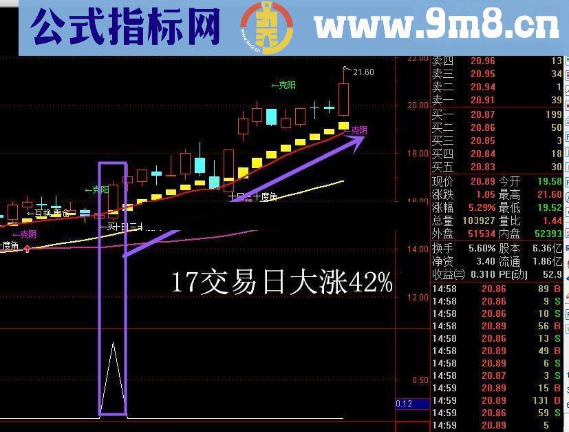 通达信买入必涨《骑黑马稳健版》【金钻精品指标】