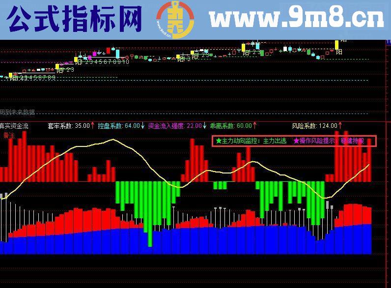 通达信真实资金流-检测主力进出利器！