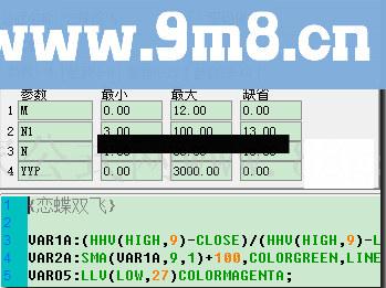 通达信恋蝶双飞源码