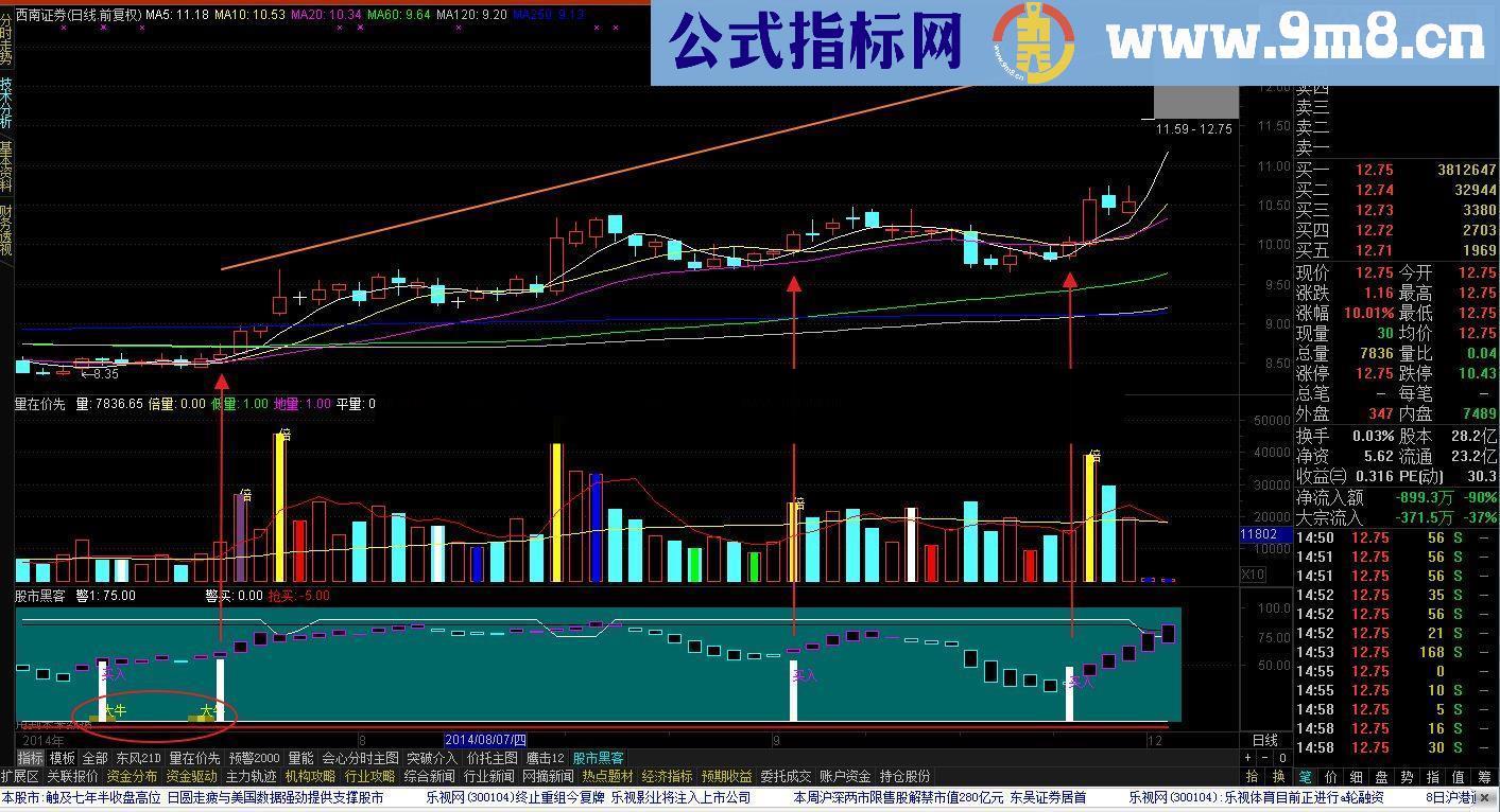 股市黑客 奉献的都是经典指标公式