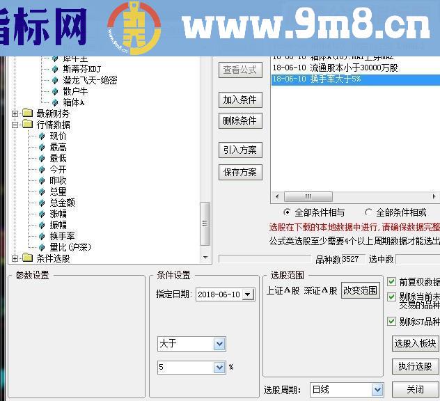 通达信超强实战指标 【箱体A主图】指标公式