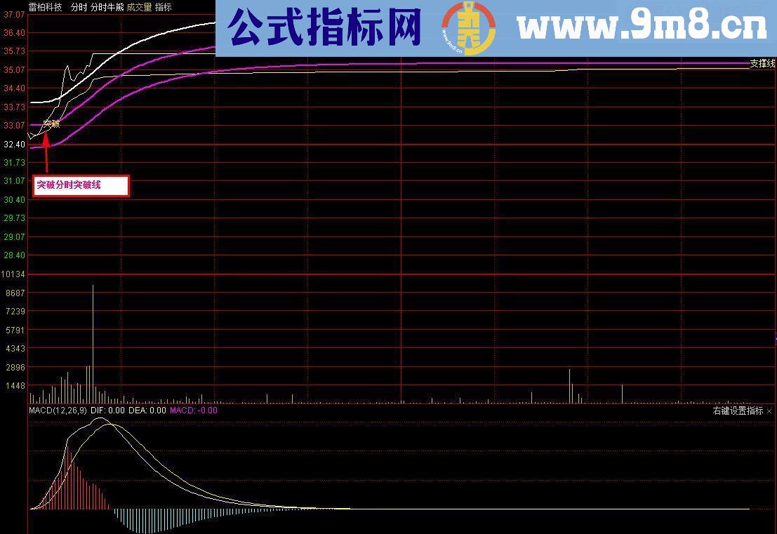 通达信分时牛熊指标，狙击涨停，判断分时趋势（提供通达信和大智慧源码）