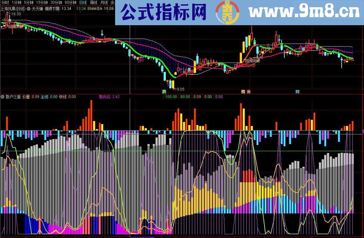 通达信散户之盾（指标副图 贴图）