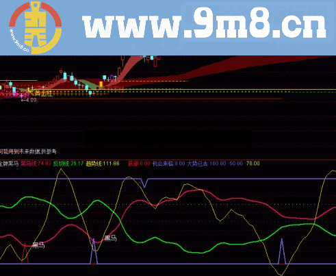 通达信黑马金牌黑马指标公式附图