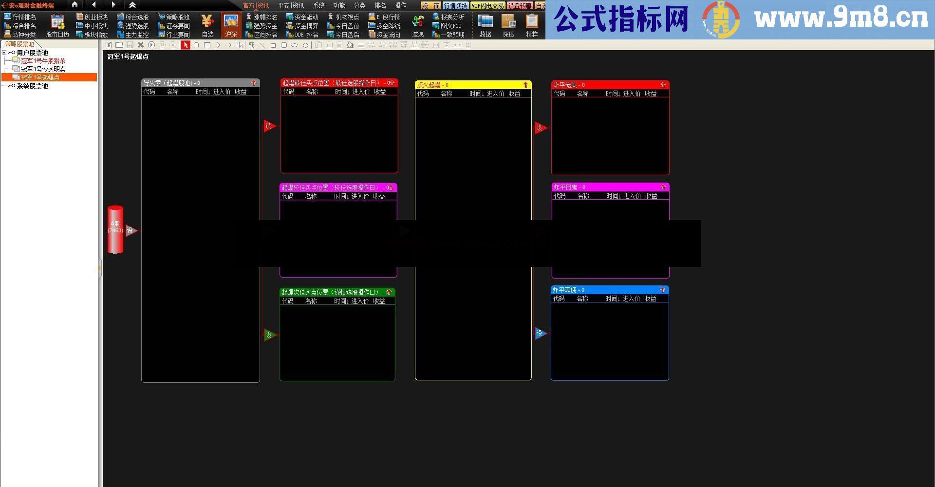 通达信《冠军1号起爆点》炸平李鬼起爆点！