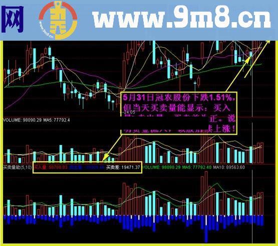买卖量能 偶得民间高手自用指标