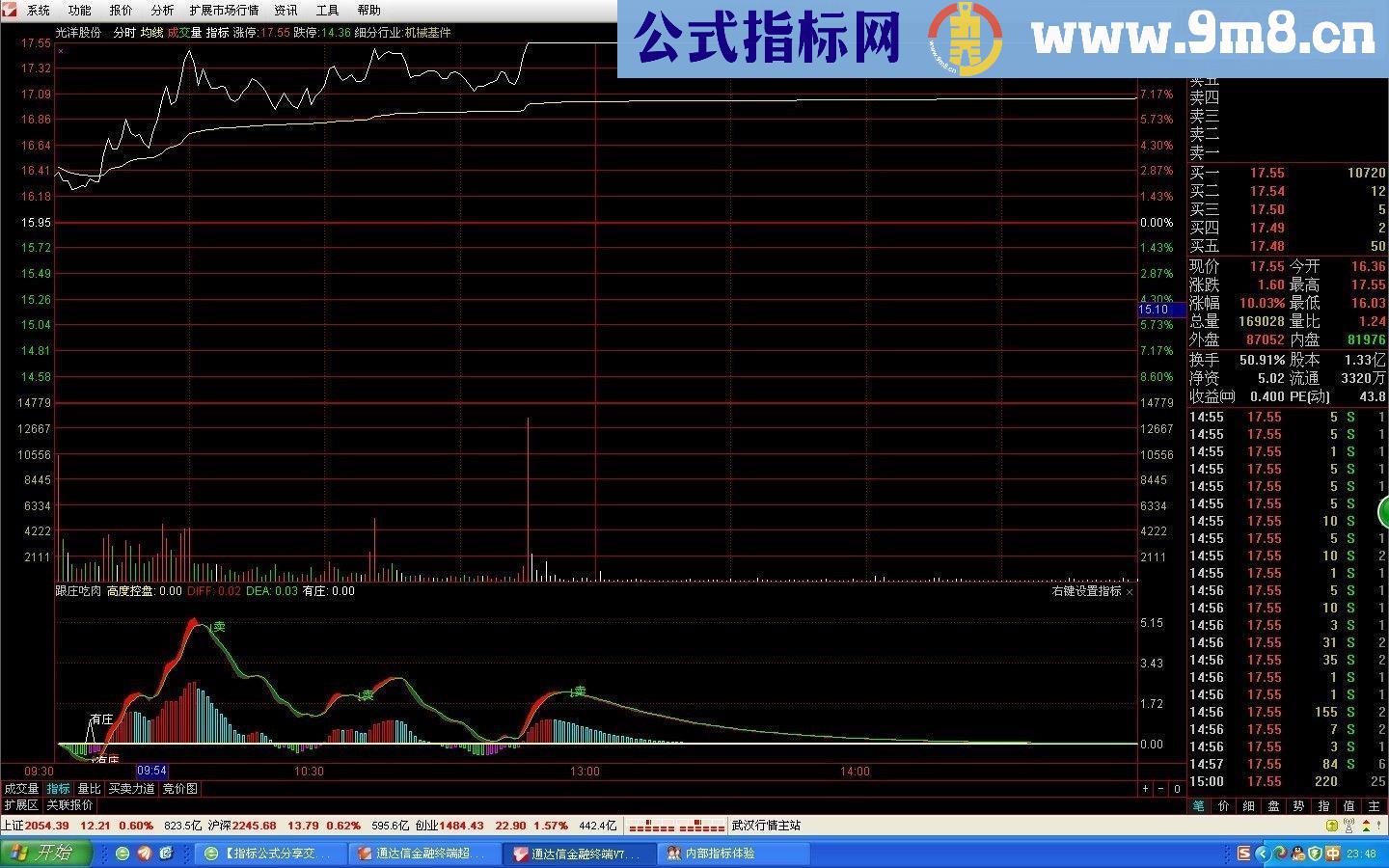 通达信有庄出击 无敌分时指标