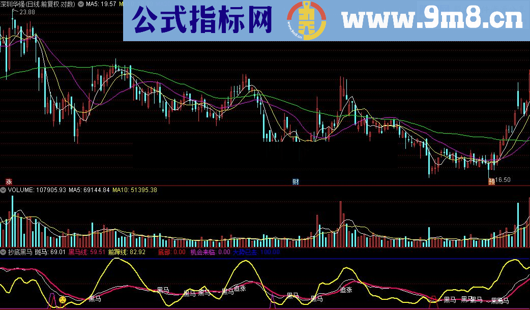 通达信抄底黑马公式源码