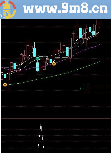 通达信回马枪做波段杀庄利器(副图)