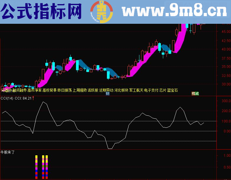 通达信回归主图(指标主图贴图）无未来