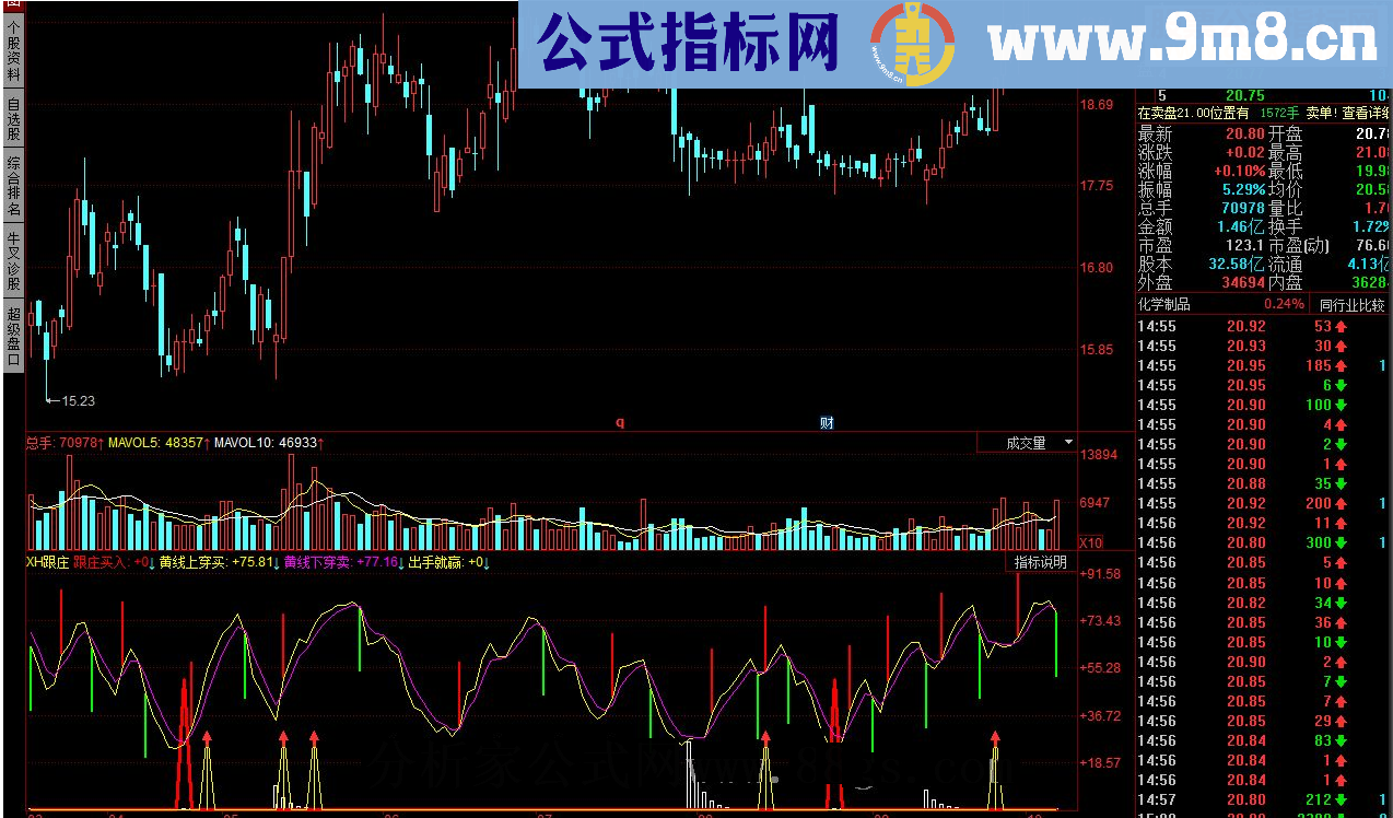 同花顺XH跟庄源码