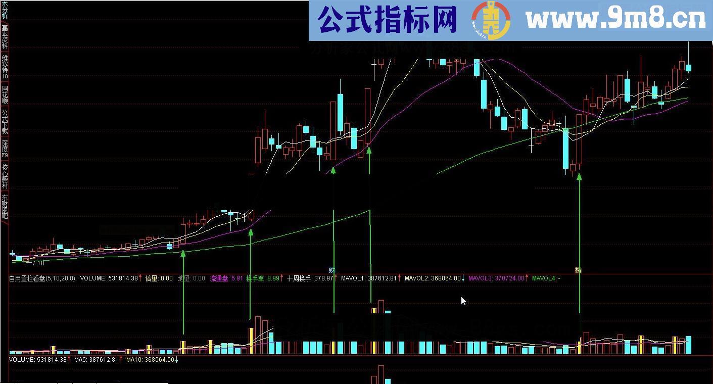 自用量柱看盘