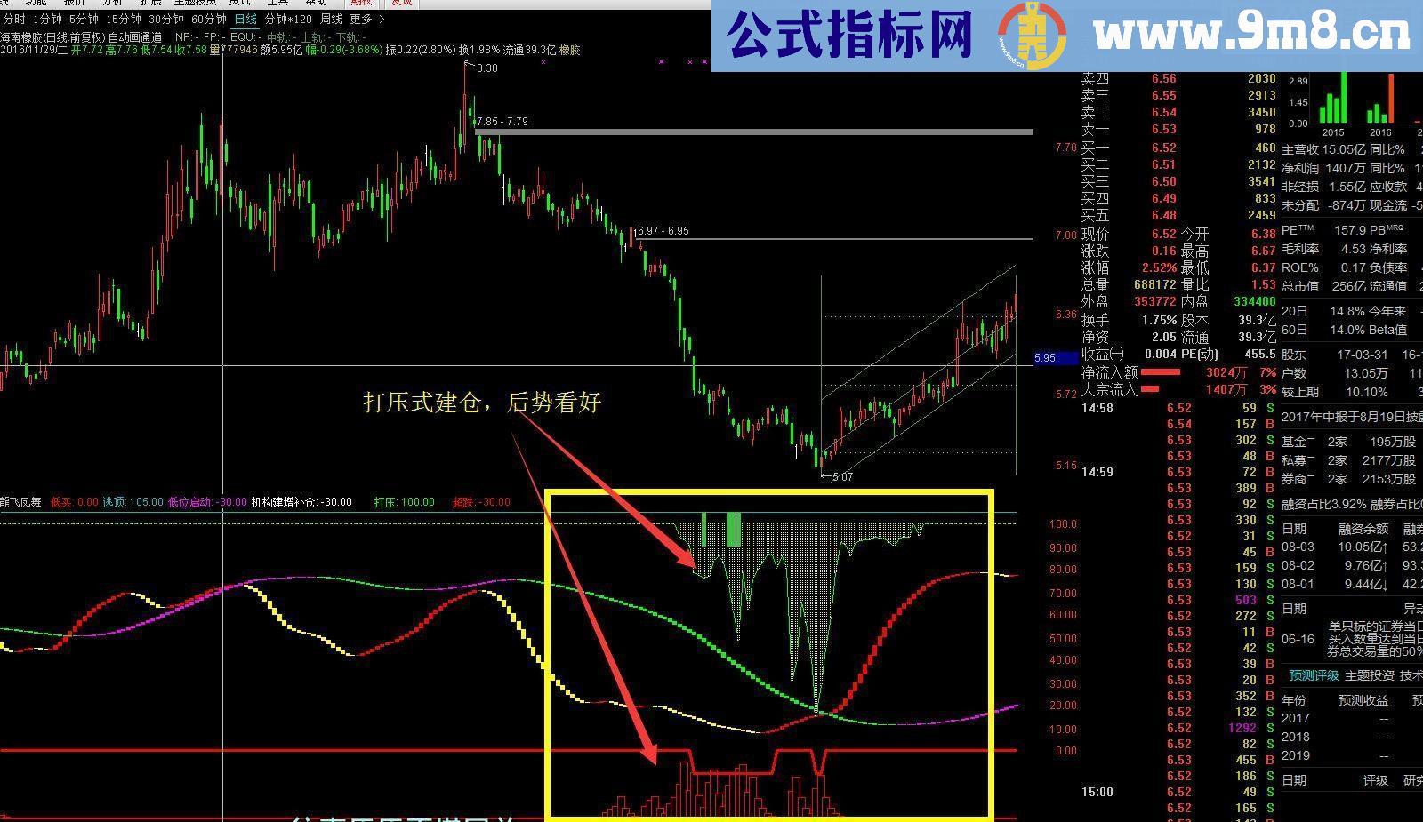 通达信★★★龍飞凤舞★★★(指标副图贴图源码）承诺送上【实战精品】