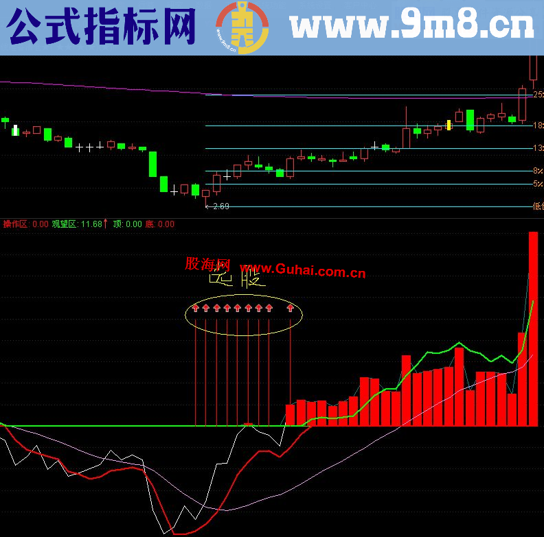 通达信精准抄底逃顶副图公式