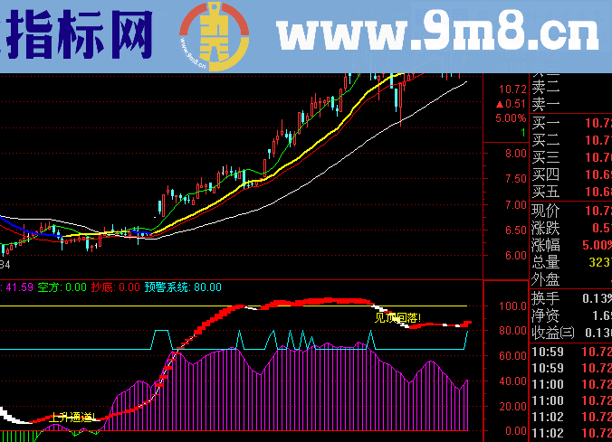 好当家幅图指标 取至通金魔方 说明