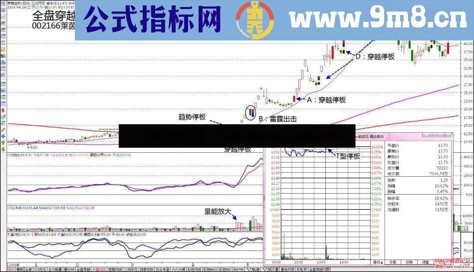 通达信指标精选：涨停绝杀 全盘穿越 筹码解密（用法、案例解板、源码）