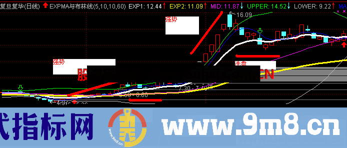 温馨强势股（指标 选股 副图）
