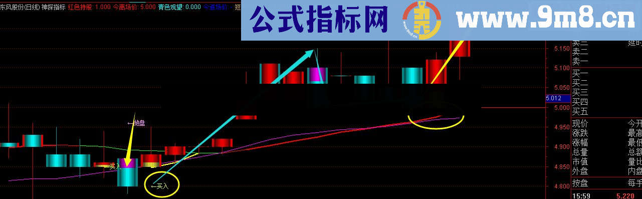 通达信独家精准神探指标（指标附图无密码无未来）