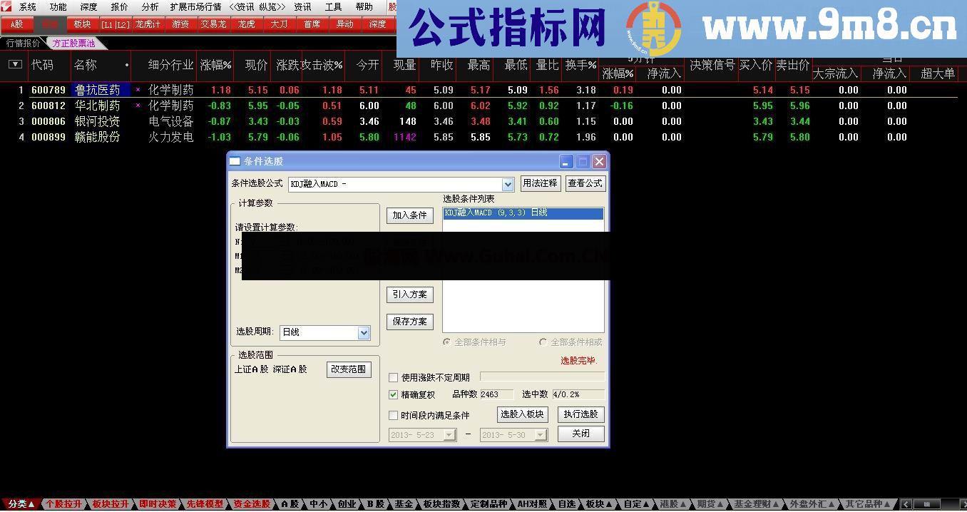 通达信傻买傻卖公式－－经典指标改良－－MACD融入kDJ