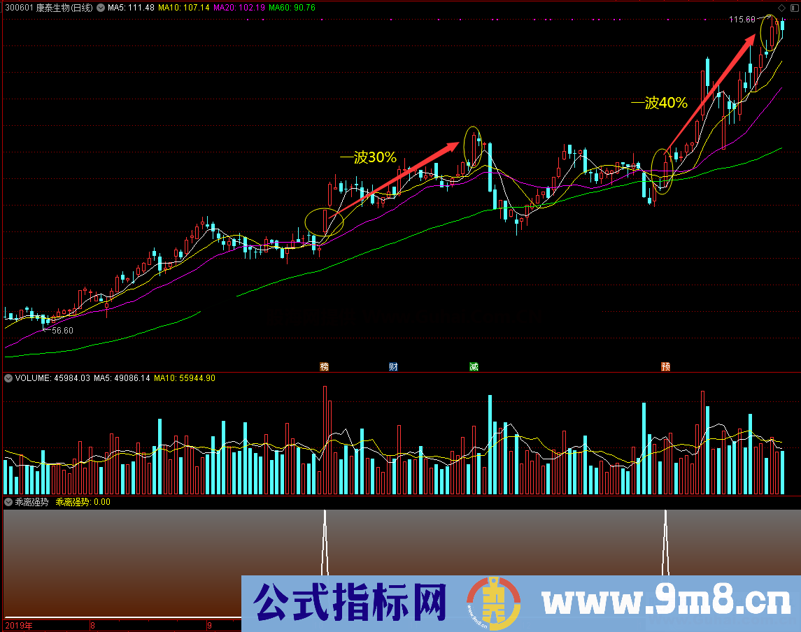 特立独行的乖离强势（源码 ，副图，通达信，贴图）无未来