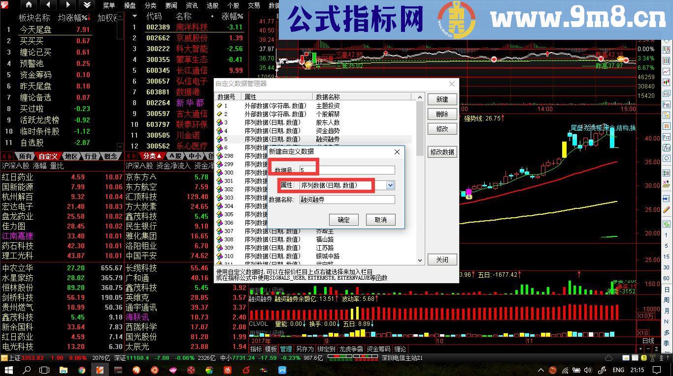 通达信资金趋势+融资融券+龙虎榜+早盘竞价 (在线更新版，贴图)