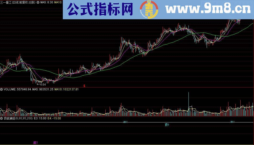 通达信顶底捕捉指标公式