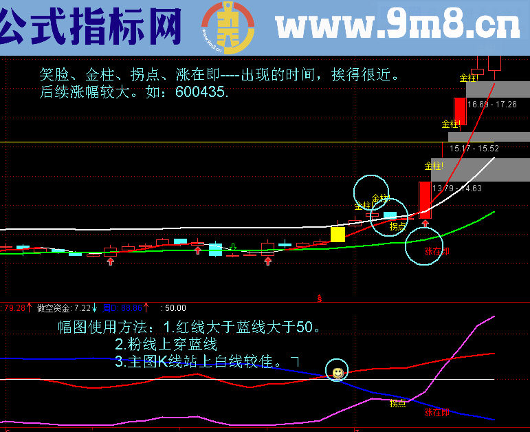 点石成金 简单实用金拐杖副图