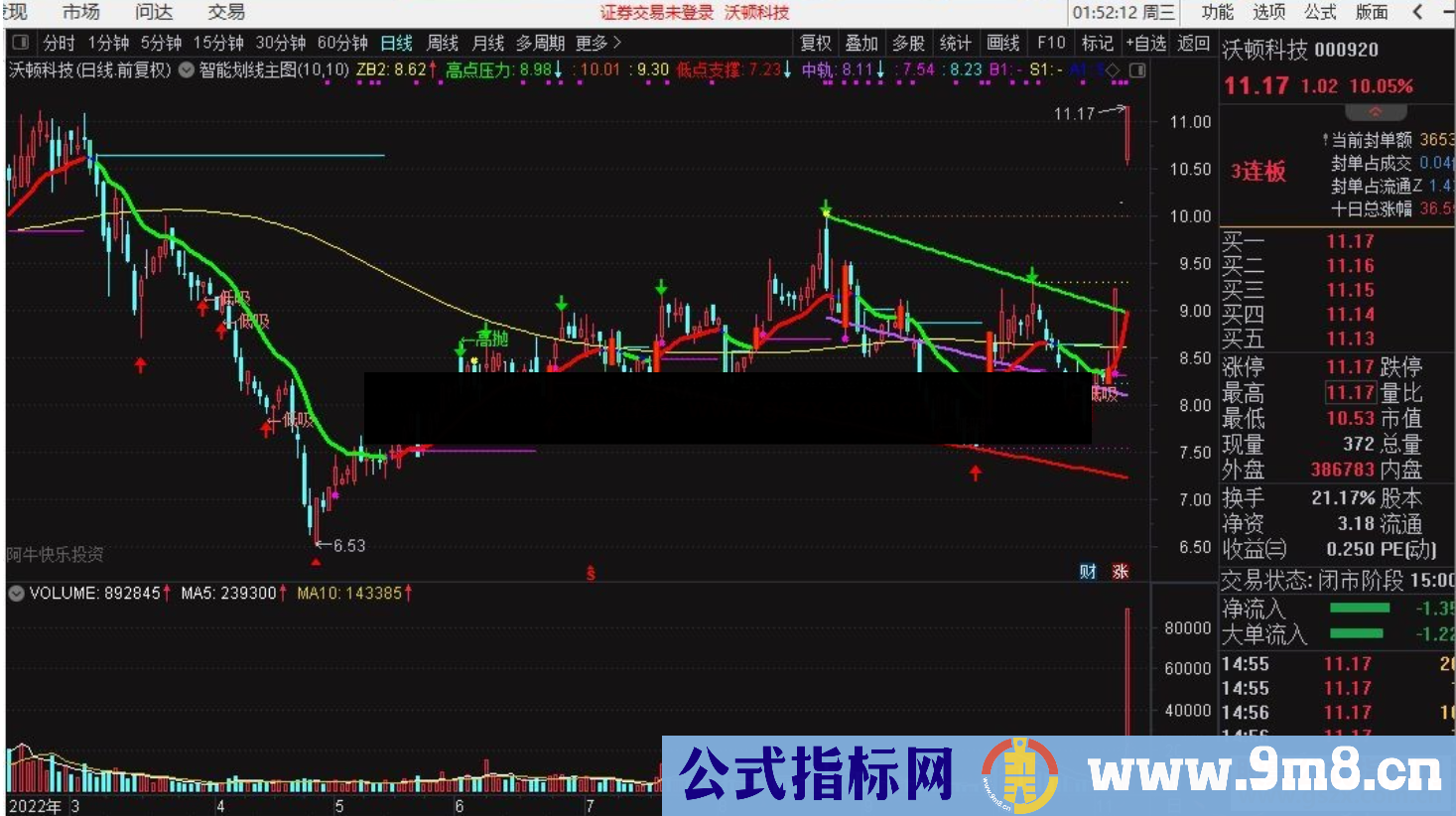 通达信智能划线主图 一个很好的划线主图指标公式