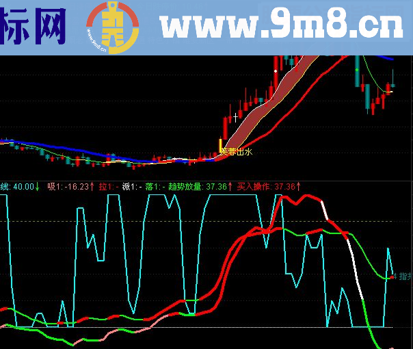 通达信发个自用 十指共振 副图指标 