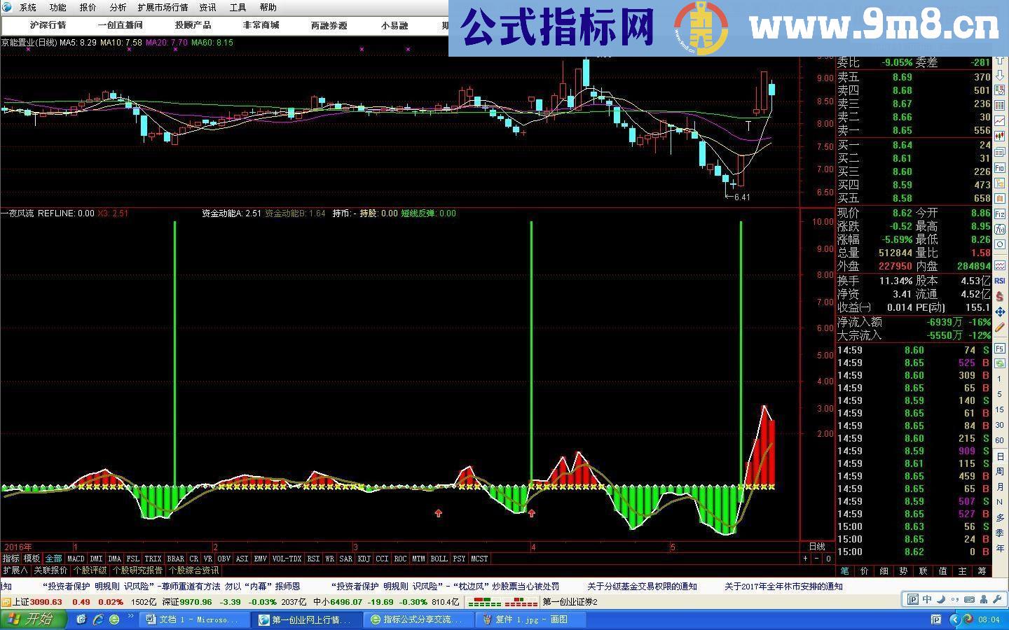 通达信精准短线起爆（源码副图贴图、无未来）