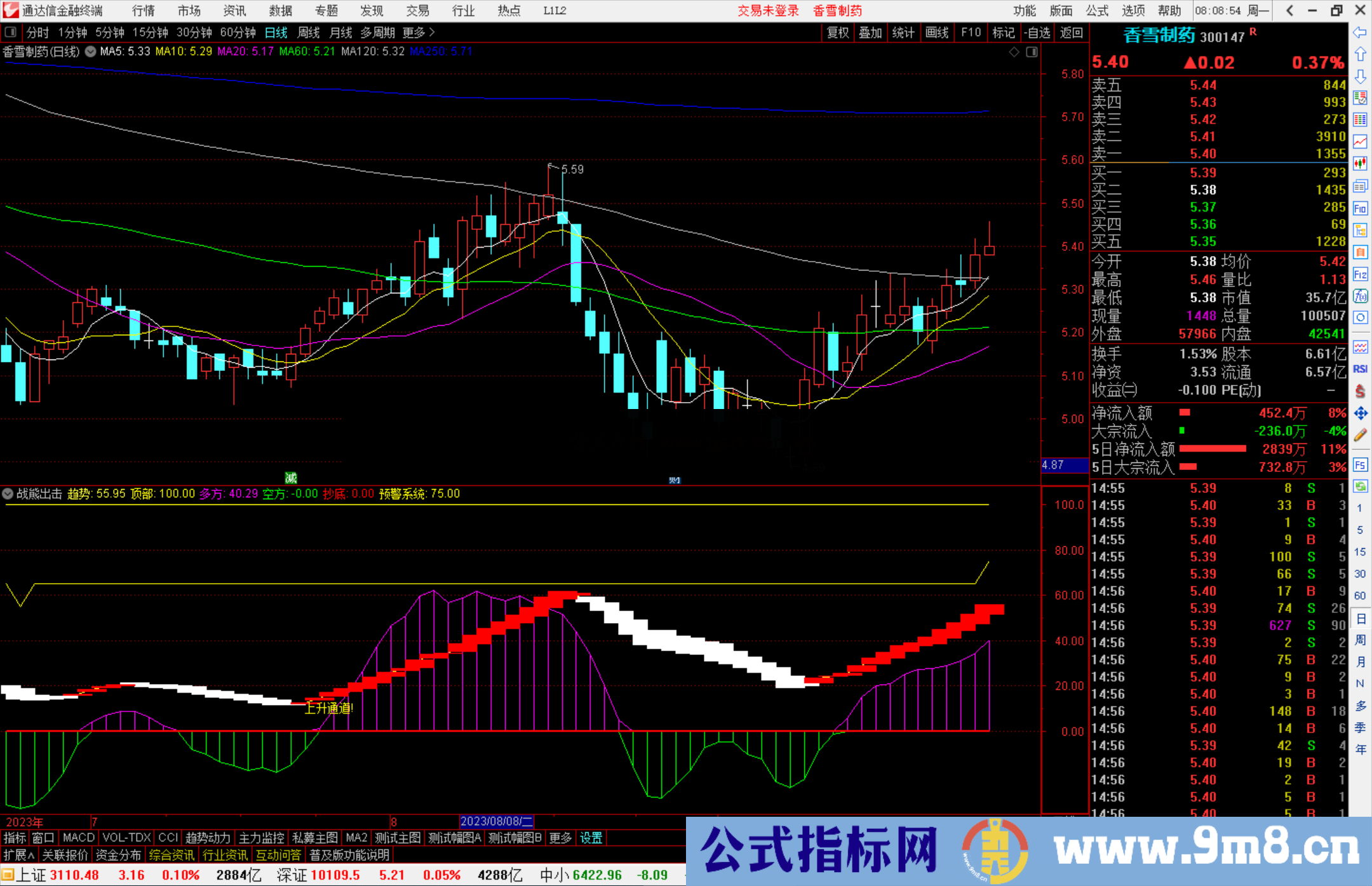 通达信公式战熊出击源码副图