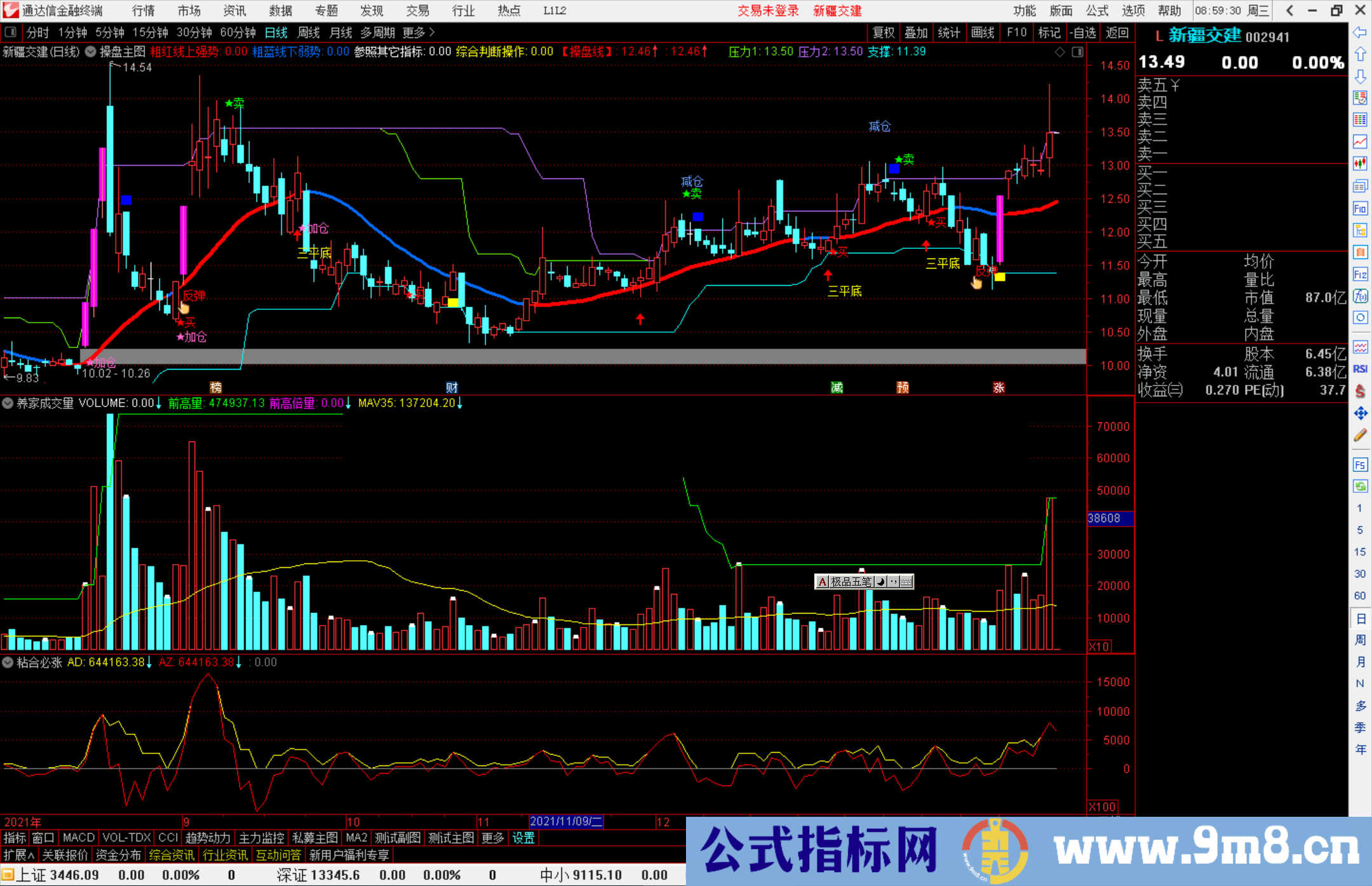 通达信养家成交量指标公式