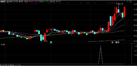 强势股初起选股副图预警 源码分享