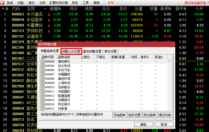 《散人竞价擒龙系统8.5》指标设置指南