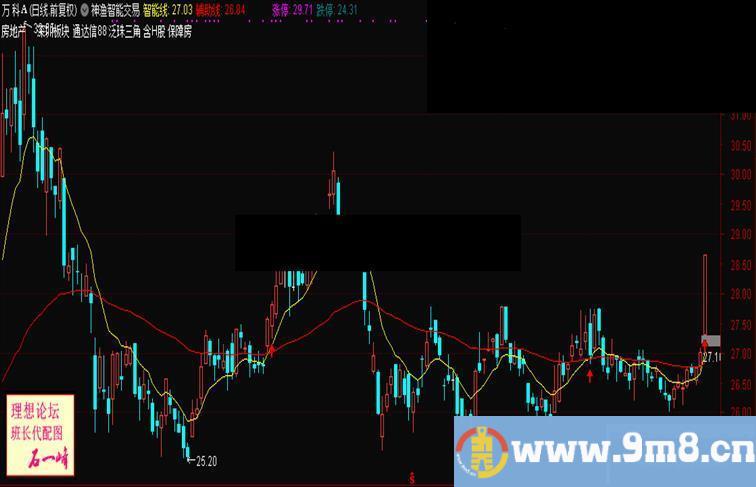 通达信神渔智能交易（指标 主图  贴图）无加密