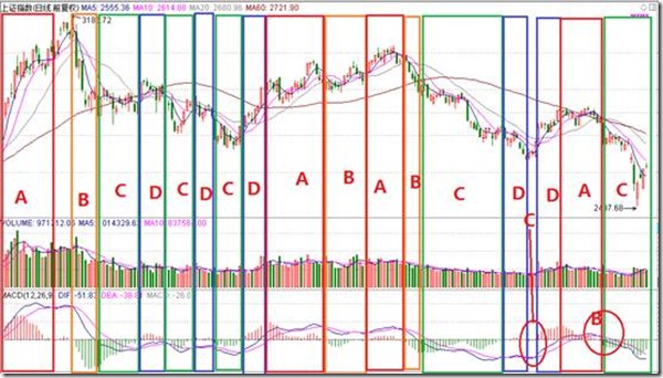  MACD区域级别划分